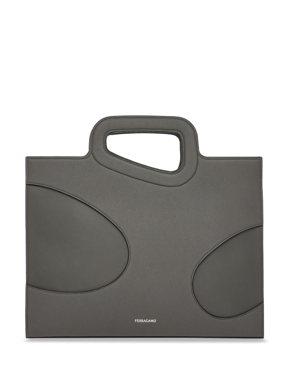Ferragamo cut-out detail business bag