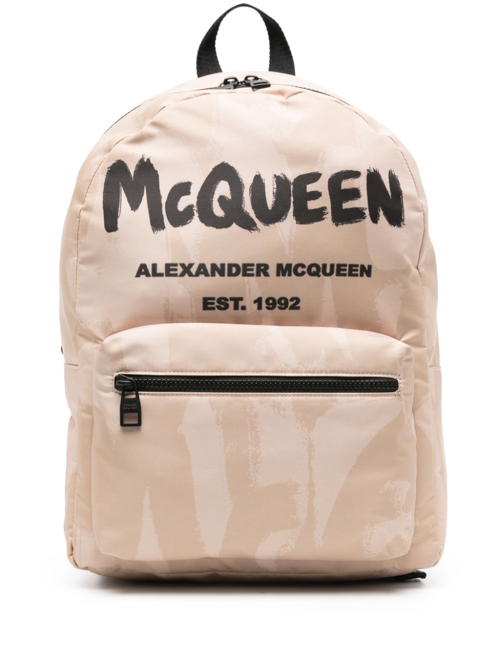 Alexander McQueen logo-print shoulder bag