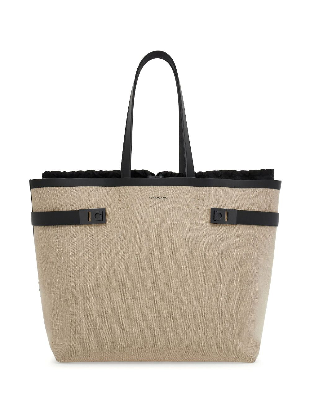 Ferragamo logo-embossed open-top tote bag