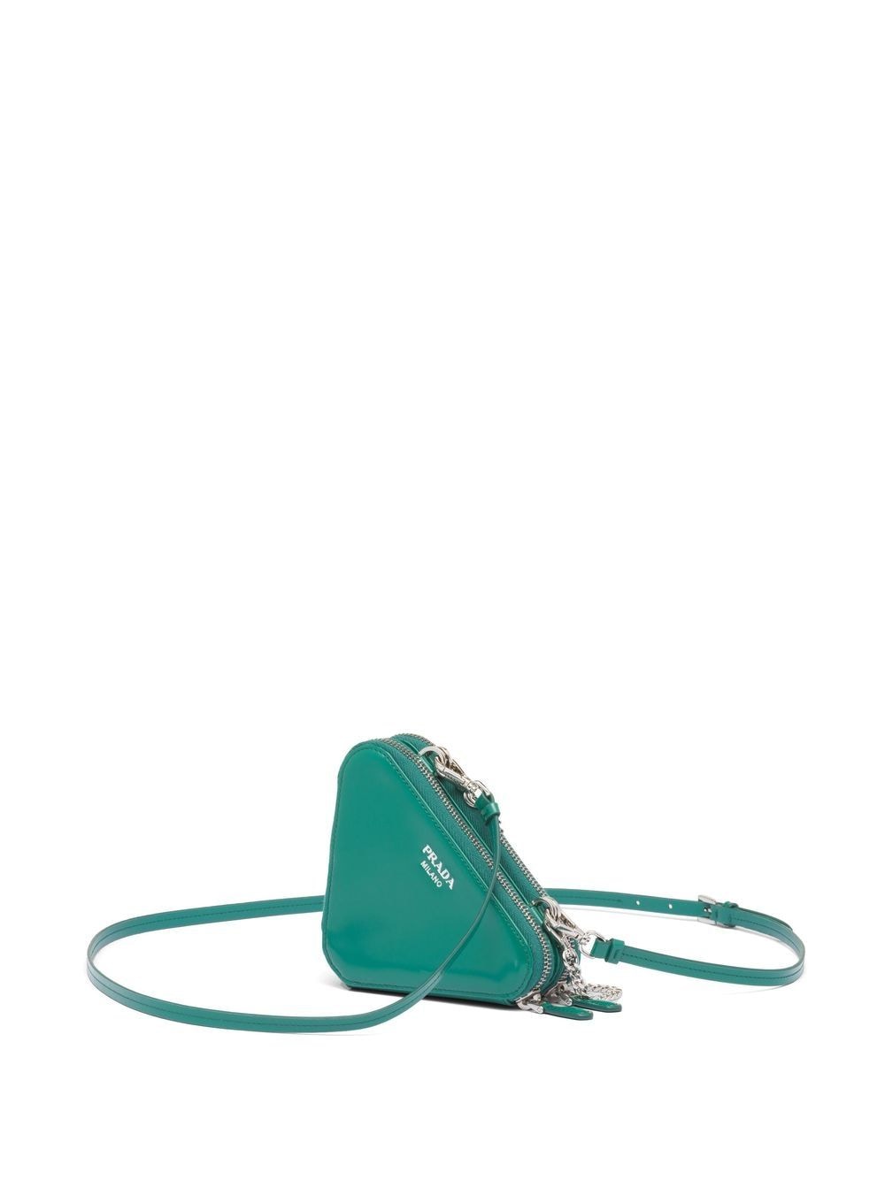 Pra*a crystal-embellished mini pouch