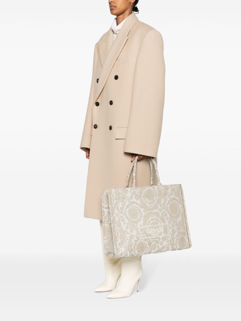 Versace large Barocco Athena tote bag
