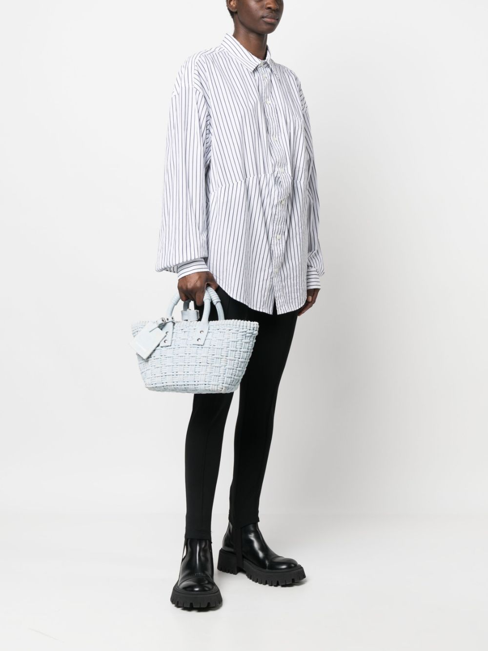 Ba*len*cia*ga xs bistro basket tote bag