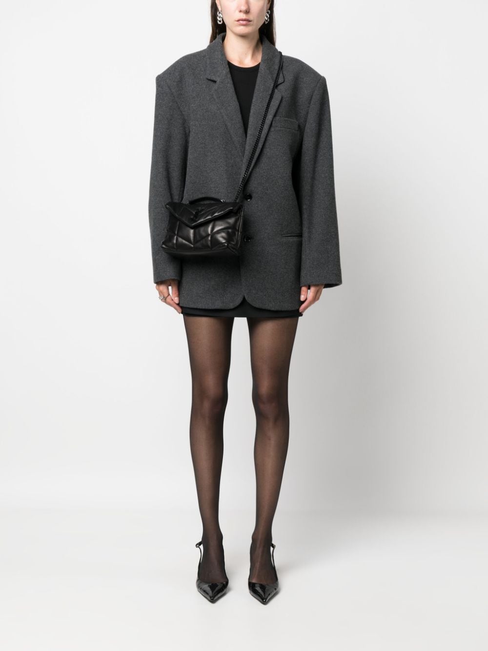 Saint Laurent Loulou Puffer leather shoulder bag