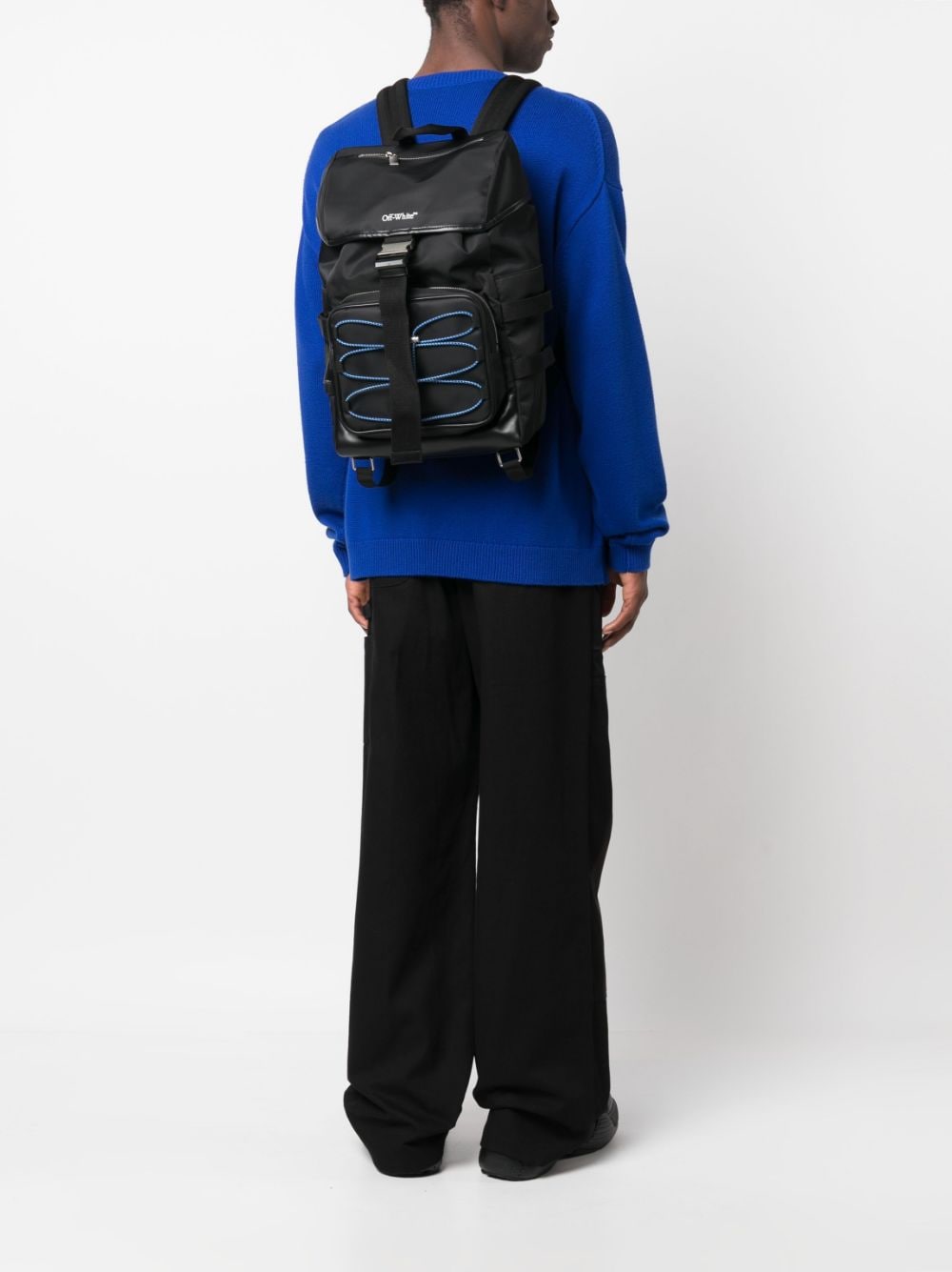 Off-White Courrie Flap drawstring backpack