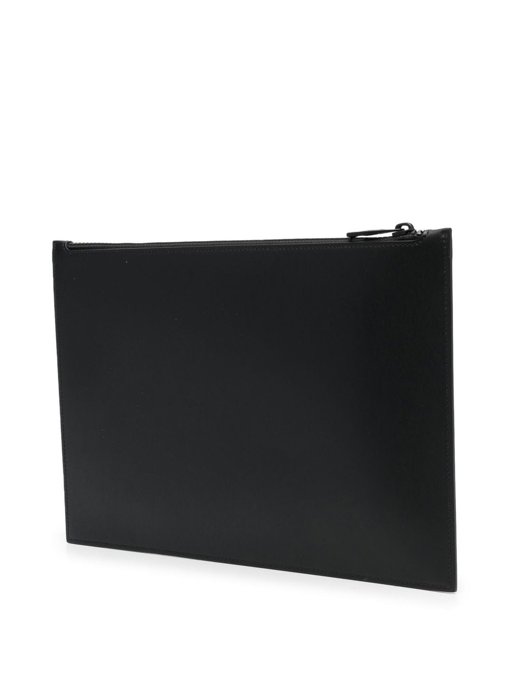 Alexander McQueen logo-print flat-zip pouch