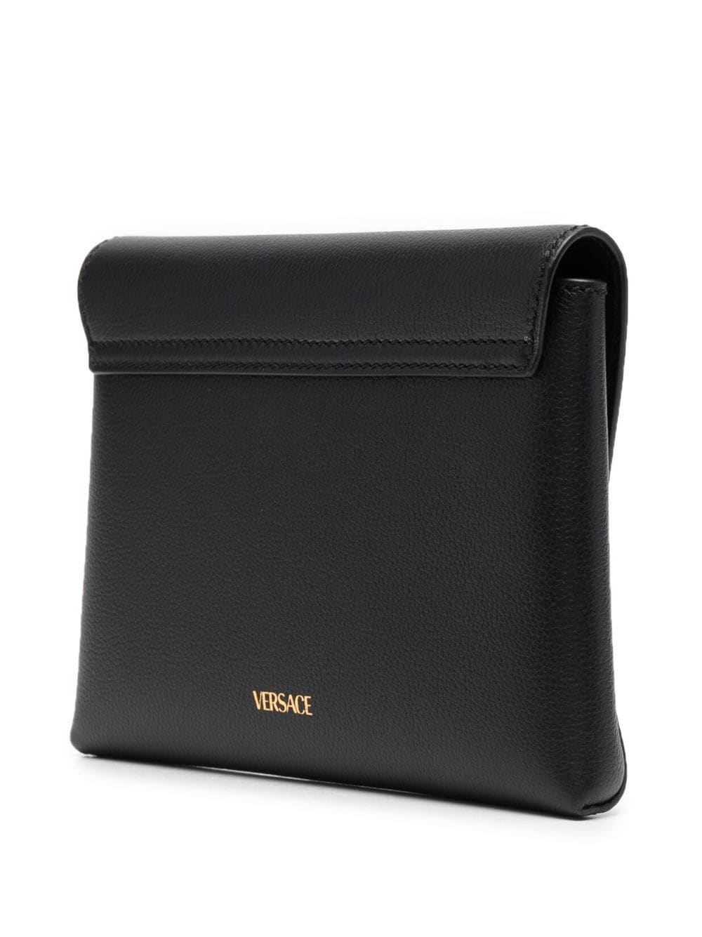 Versace Medusa-plaque leather crossbody bag