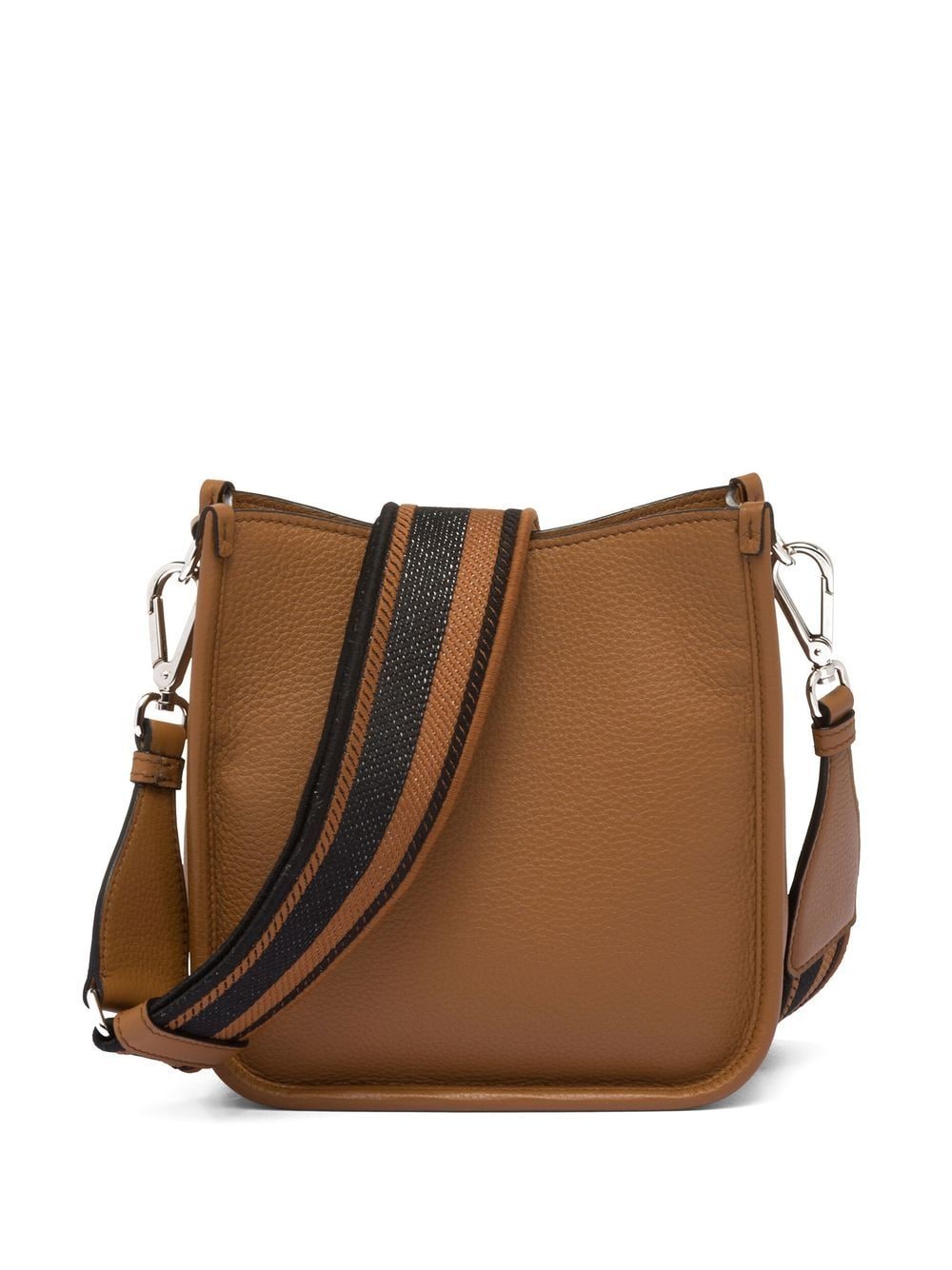Pra*a mini logo-plaque shoulder bag