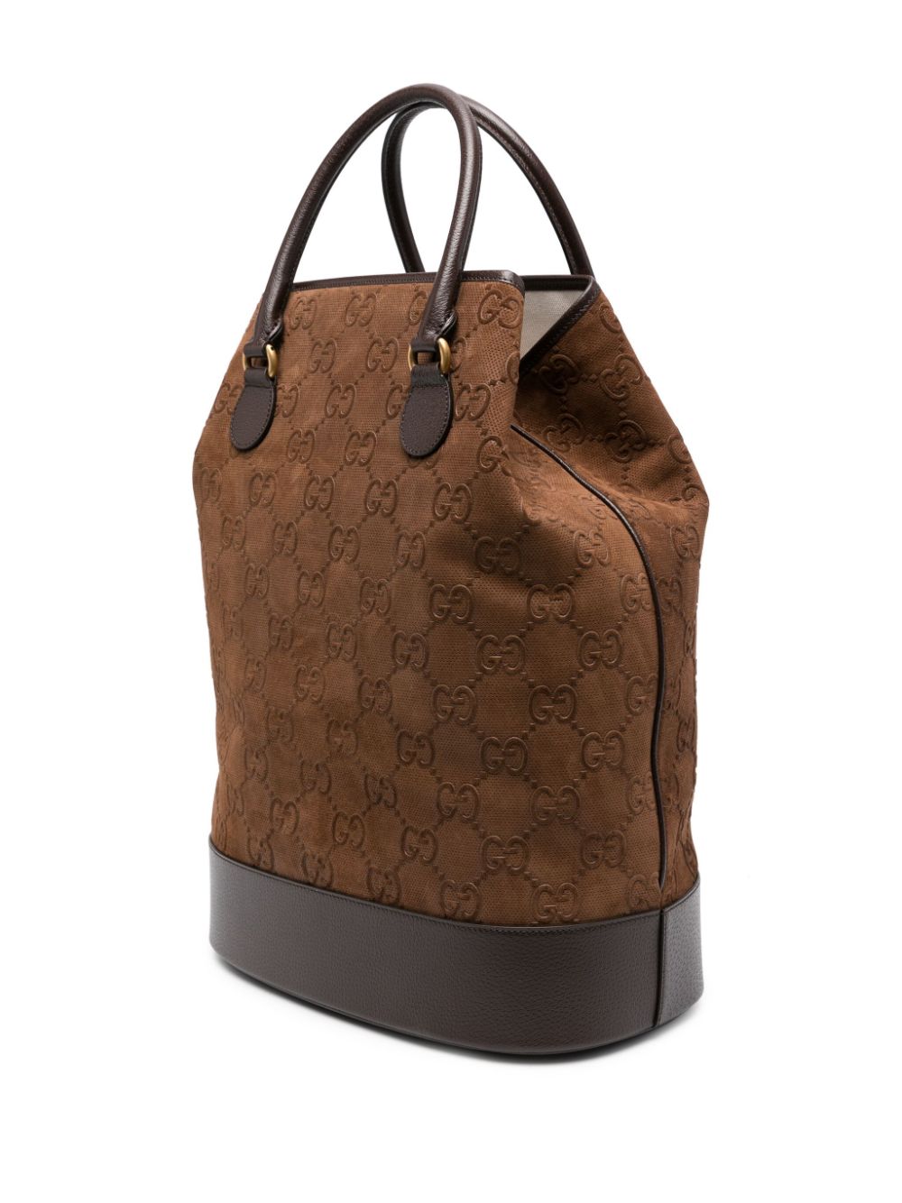 G*u*i gg suede duffle bag