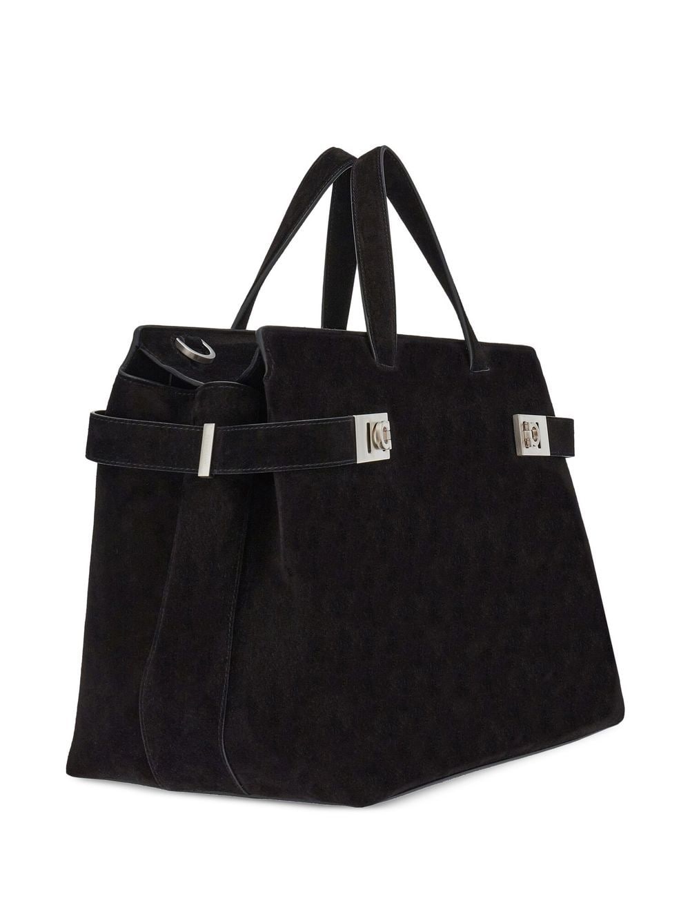 Ferragamo calf leather tote bag