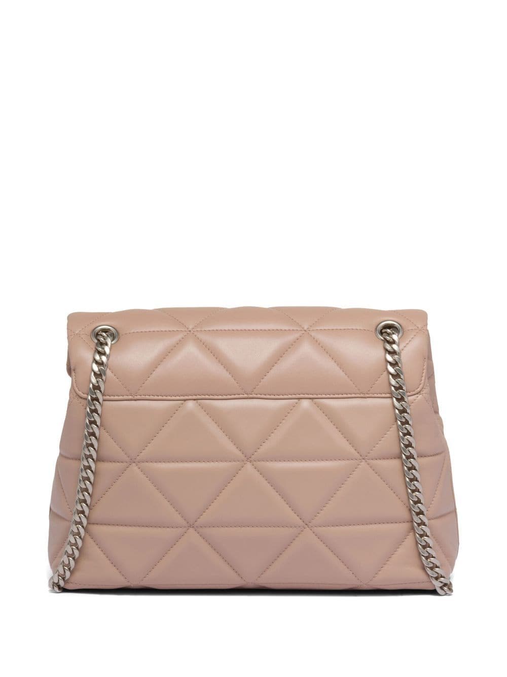 Pra*a large Pra*a spectrum nappa leather bag