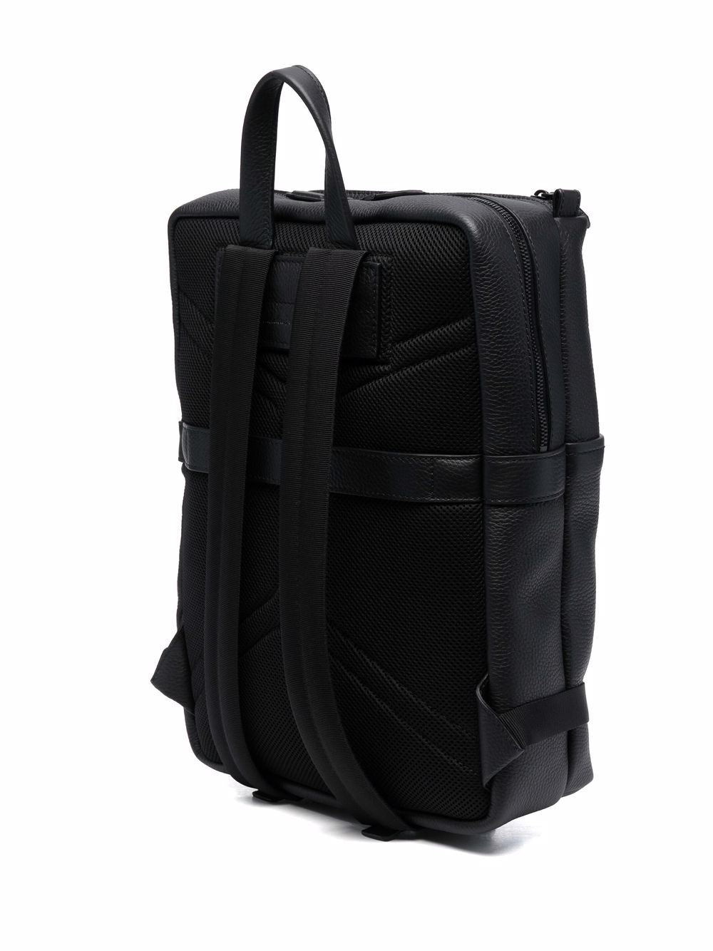 Ferragamo zip-up leather backpack