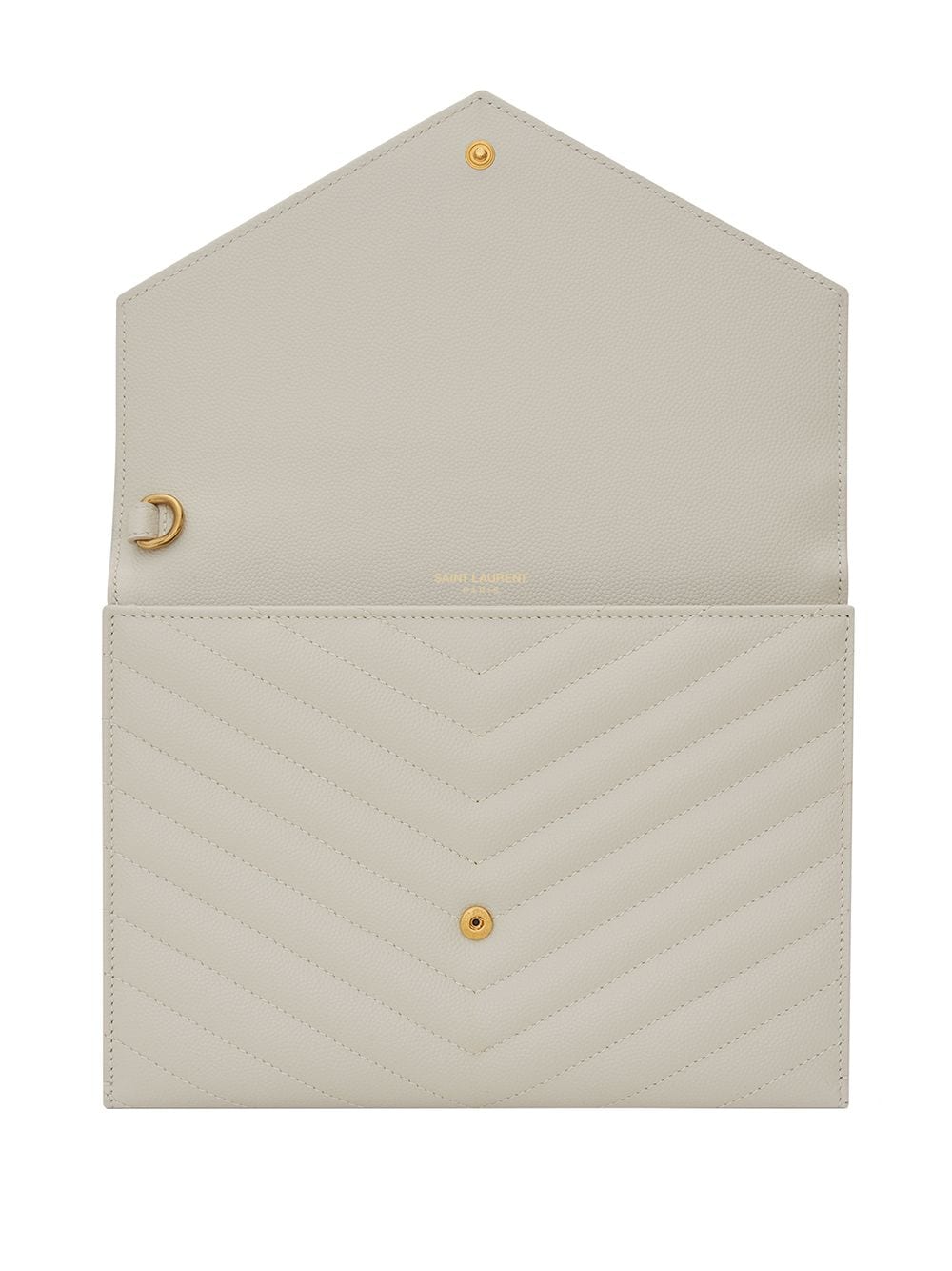 Saint Laurent monogram quilted clutch bag