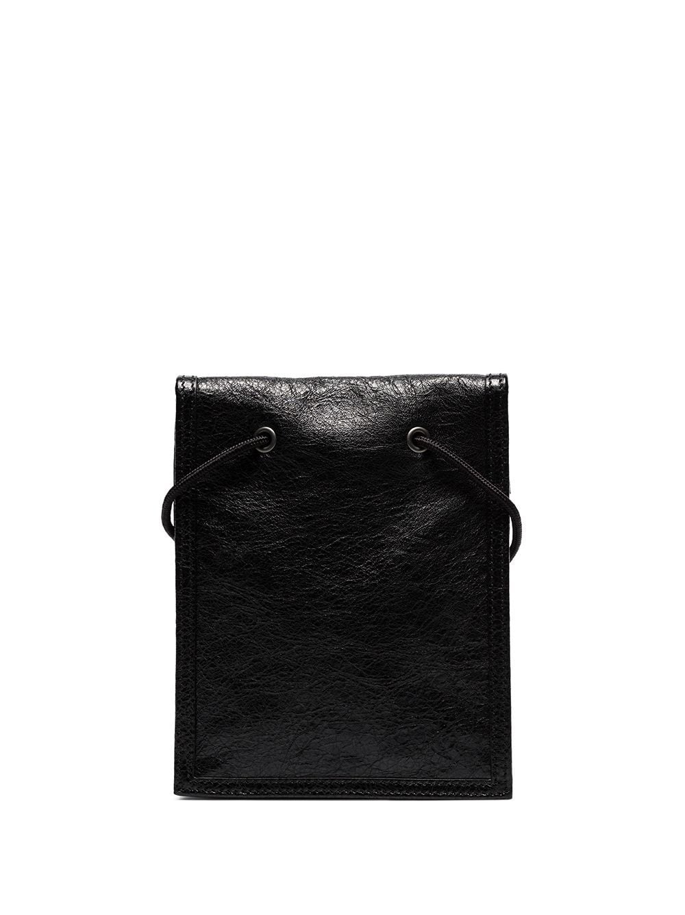 Ba*len*cia*ga explorer arena cracked leather messenger bag