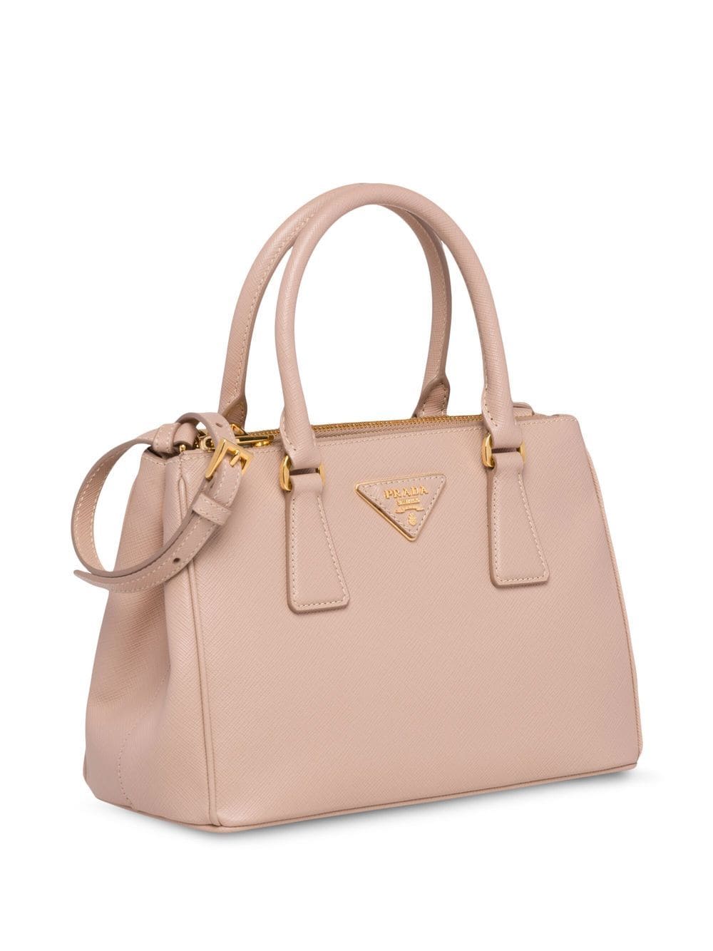 Pra*a small galleria leather tote bag