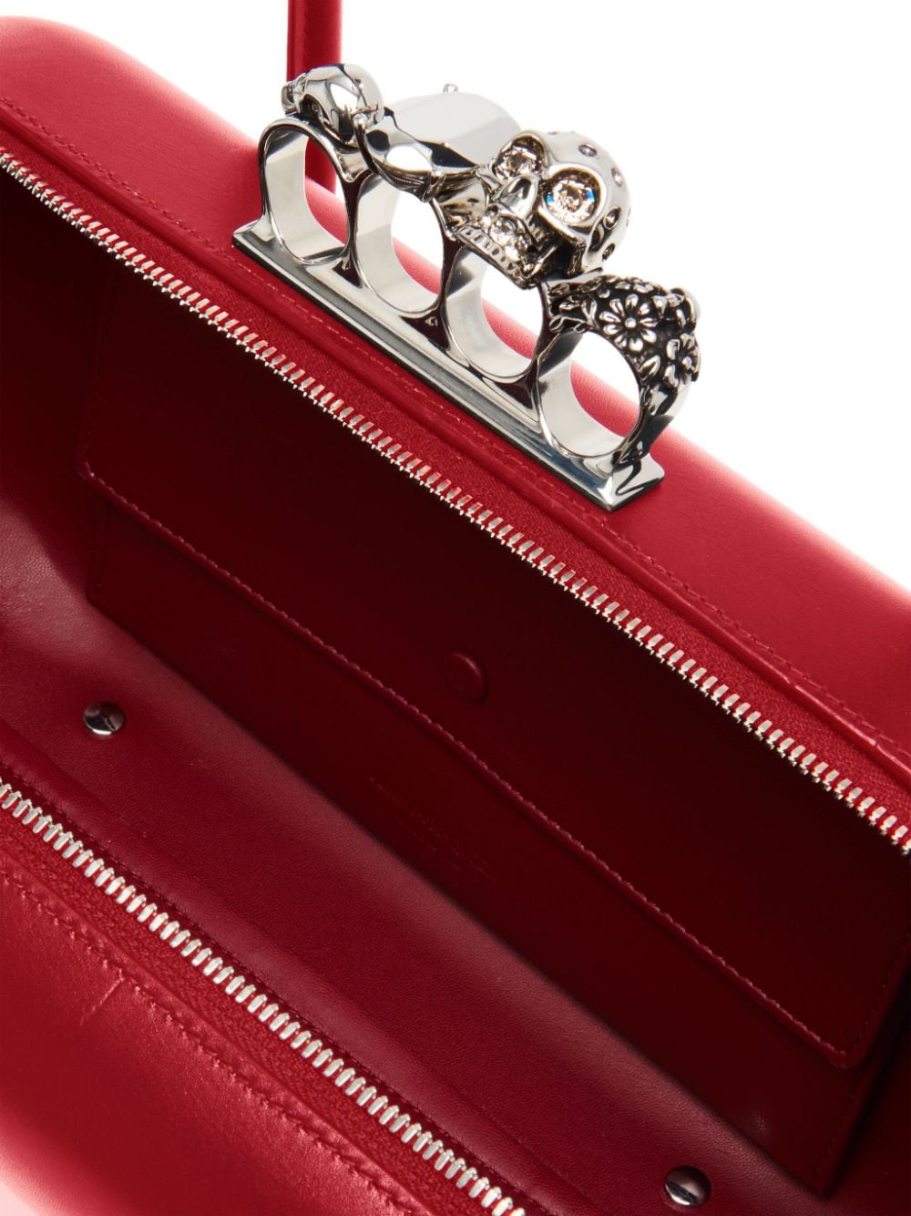 Alexander McQueen The Reverse leather clutch