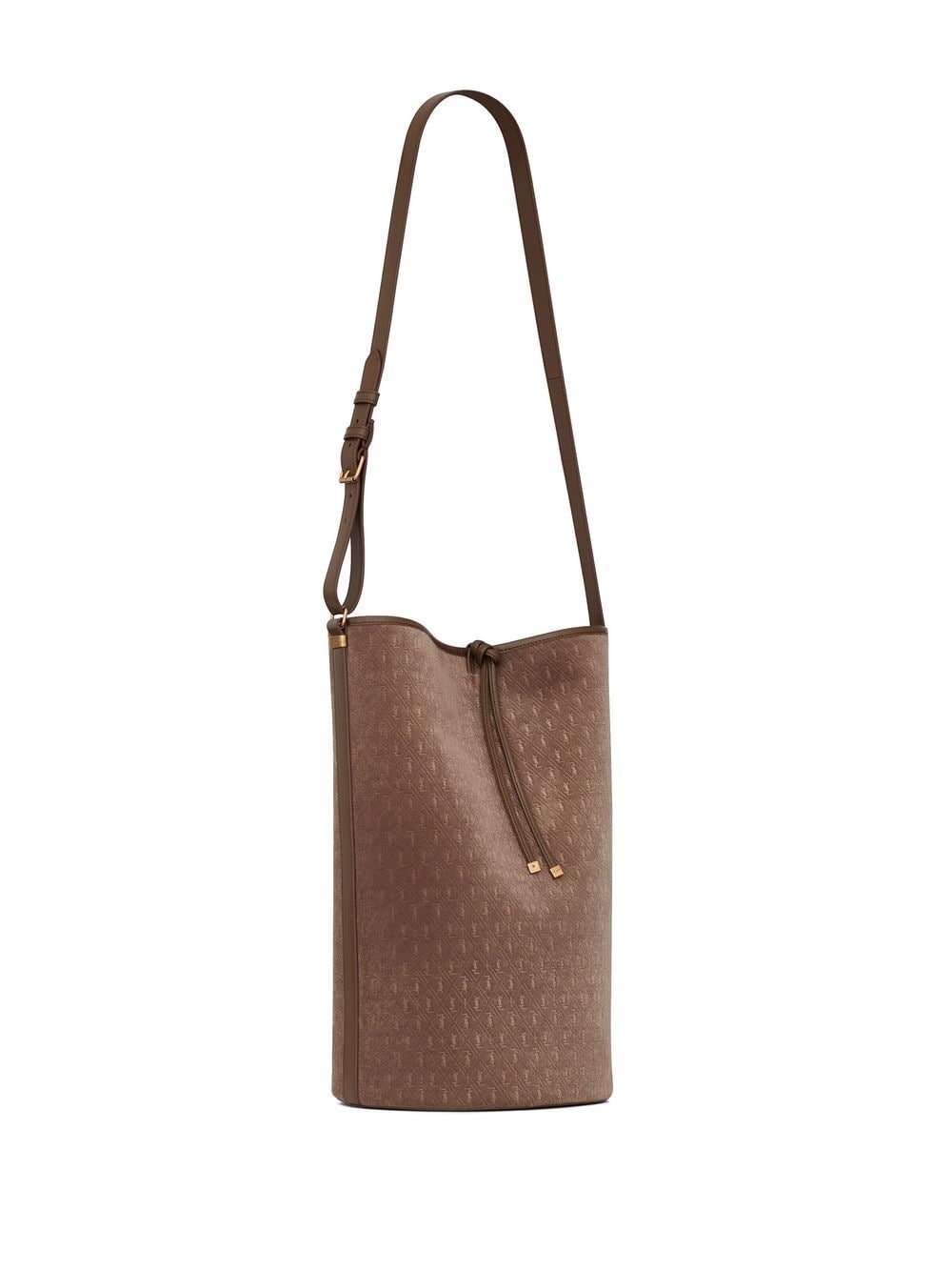 Saint Laurent embroidered monogram bucket bag