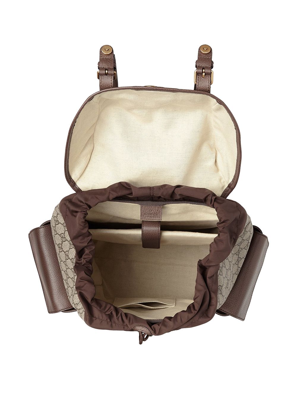 G*u*i monogram pattern backpack
