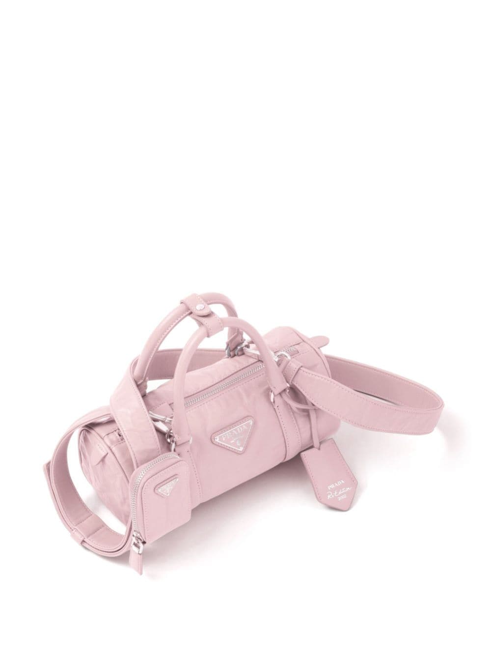 Pra*a logo-plaque tote bag