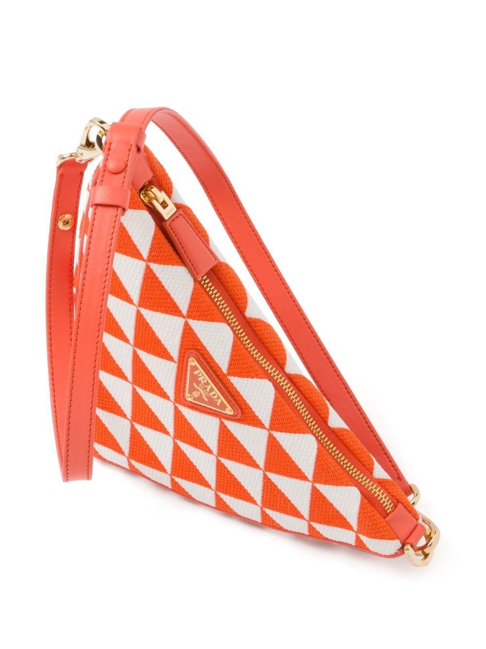 Pra*a embroidered jacquard mini bag