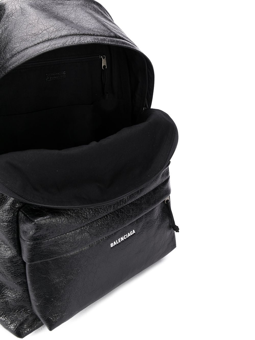 Ba*len*cia*ga logo printed backpack