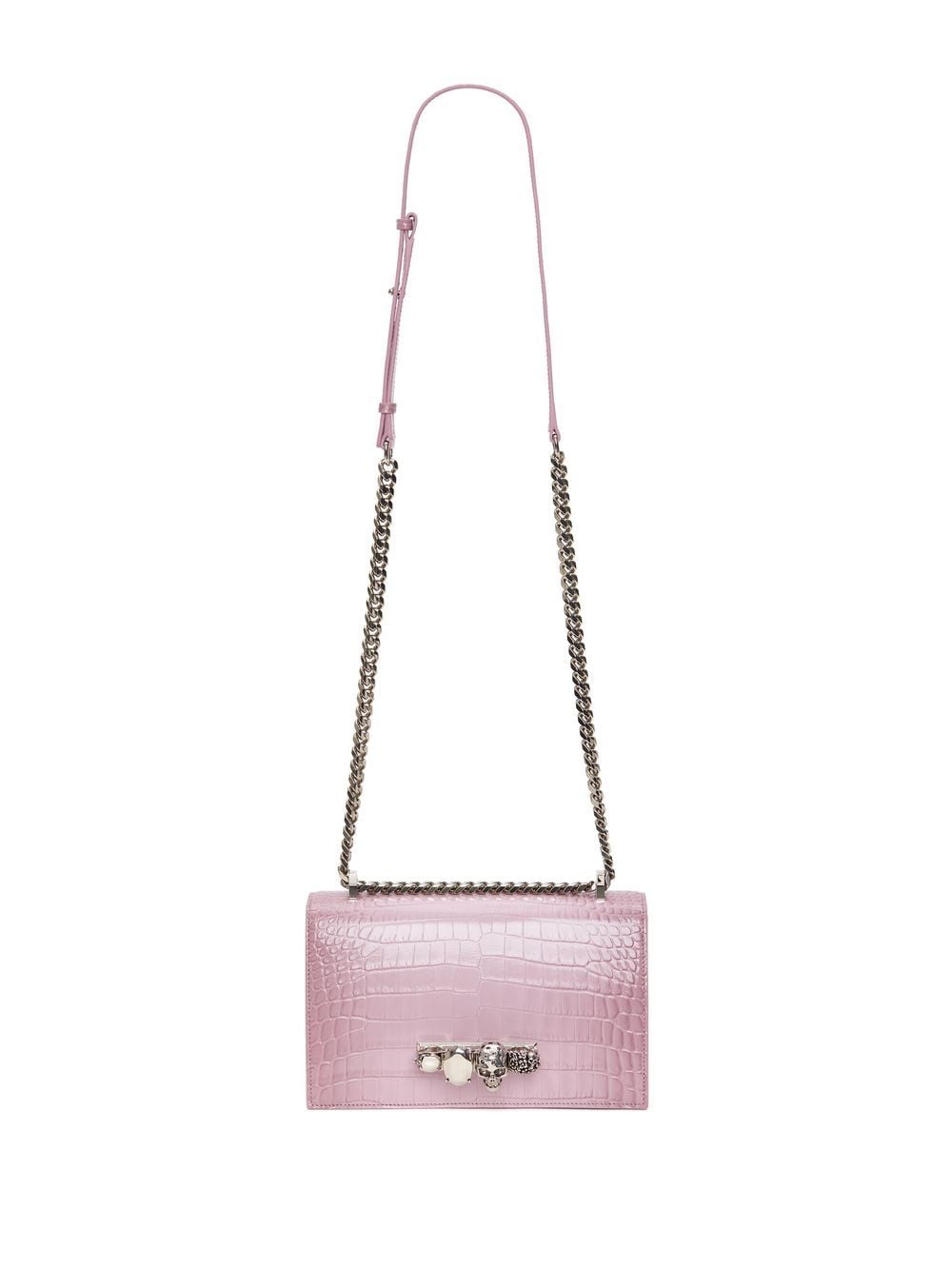 Alexander McQueen Skull-plaque clutch bag