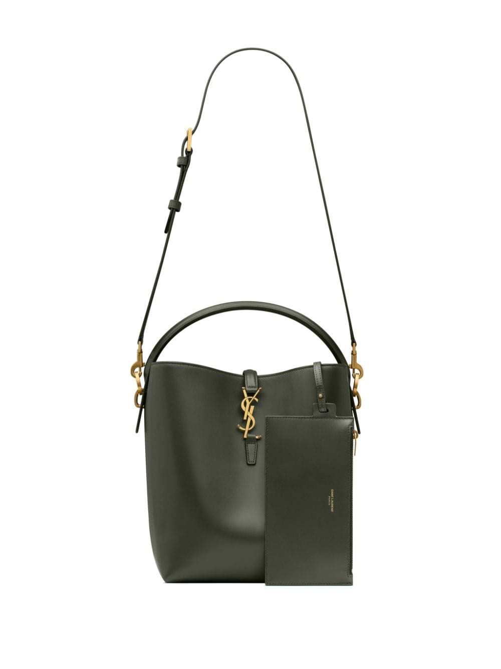 Saint Laurent Catherin logo-plaque leather bag
