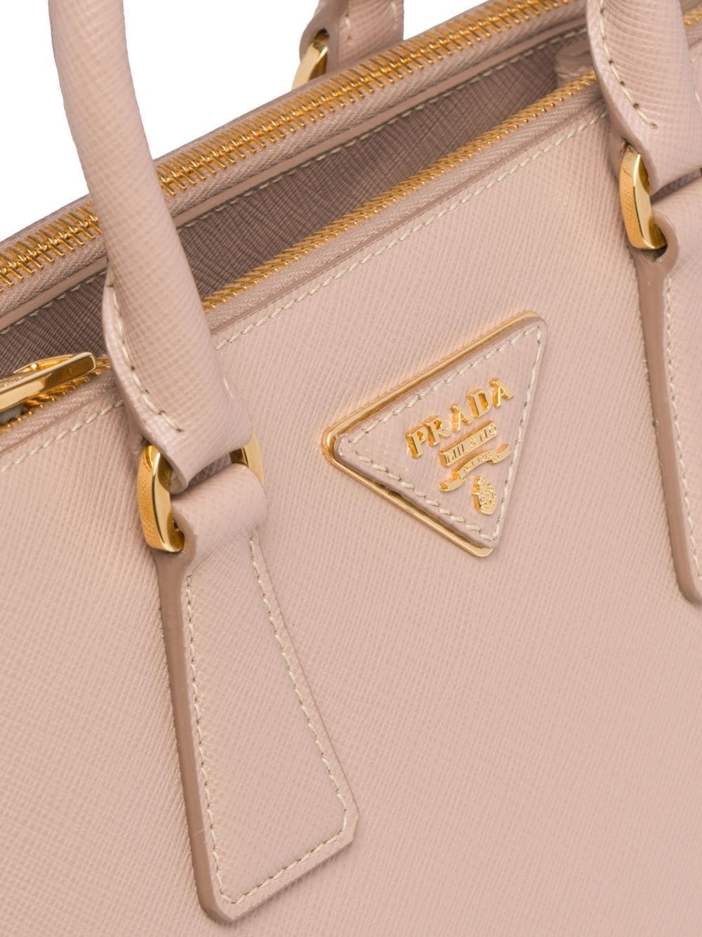 Pra*a small galleria leather tote bag