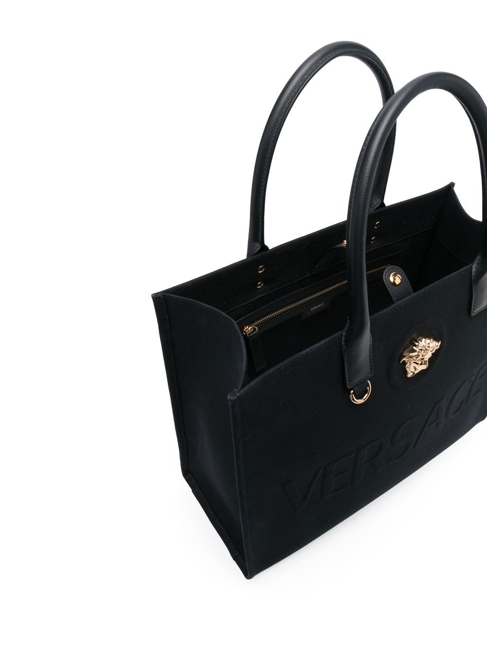 Versace La Medusa canvas tote bag