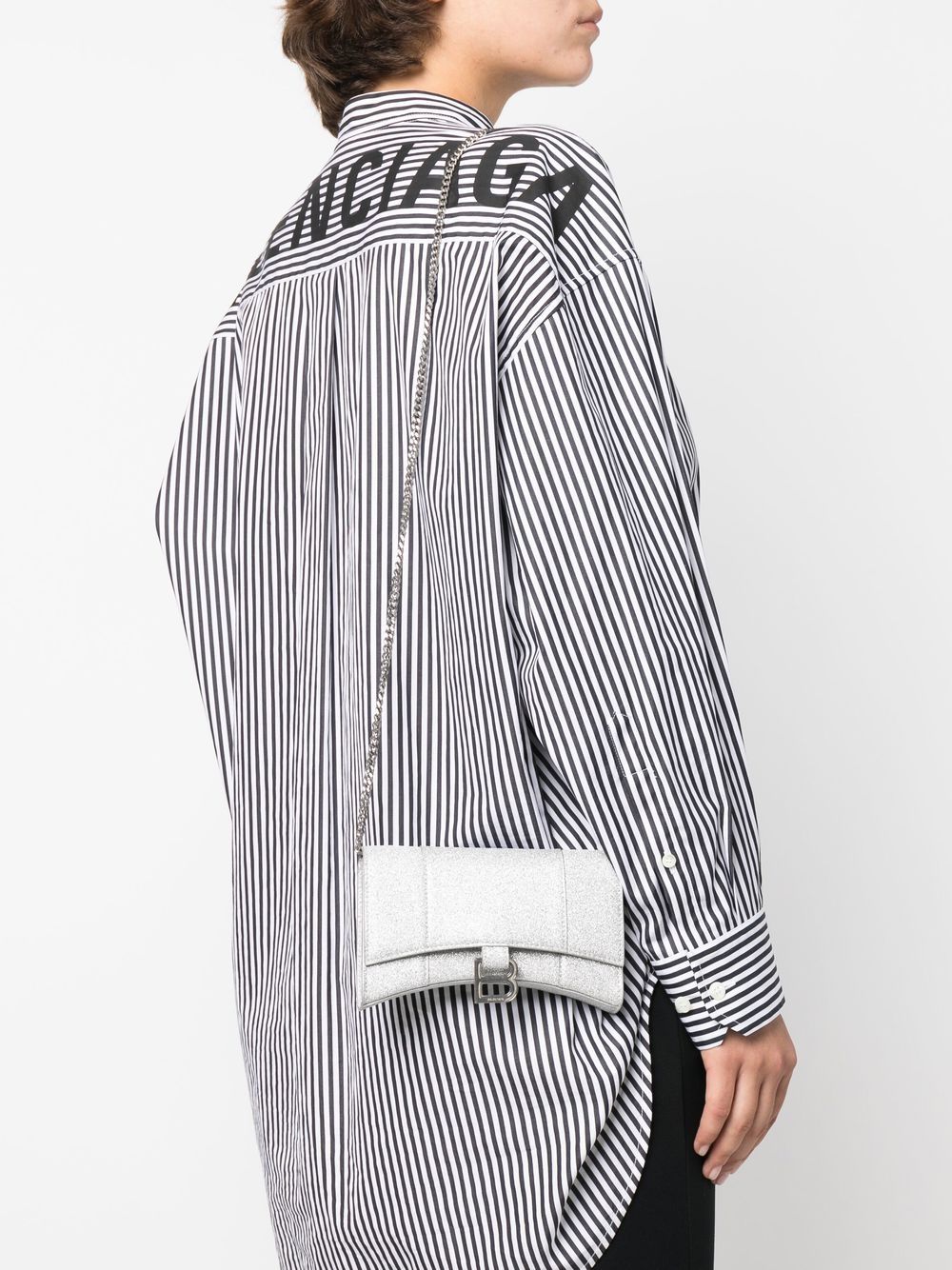 Ba*len*cia*ga xs hourglass wallet shoulder bag