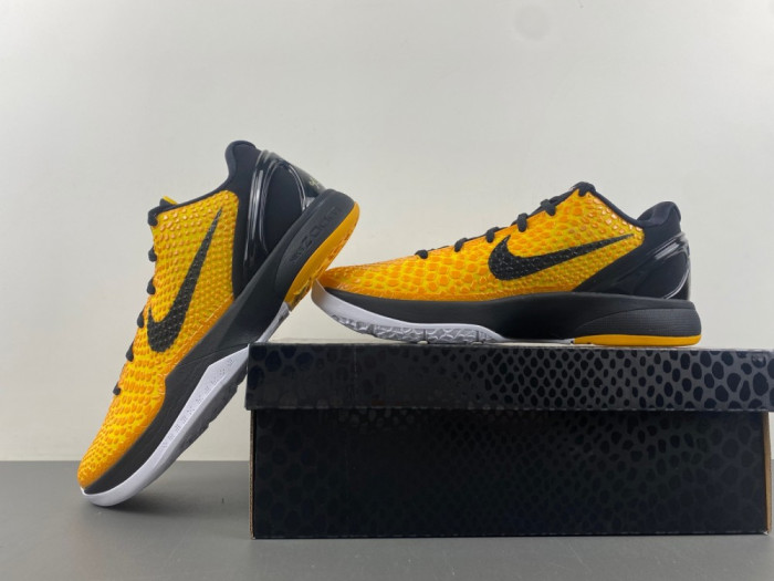 NIKE KOBE 6 PROTRO “LIGHTBULB” BLACK YELLOW 429659-700