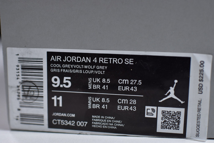 Air Jordan 4 SE “Neon” CT5342-007