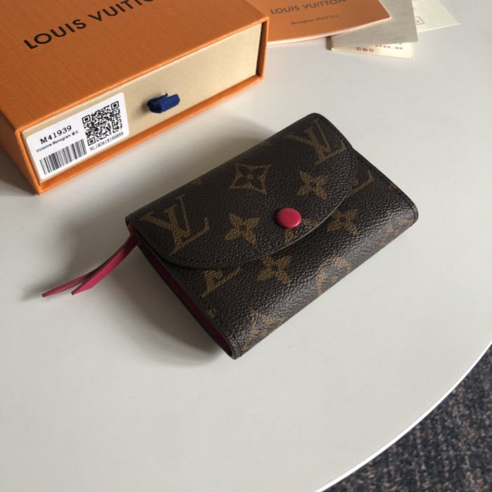 LOUI VUITTO WALLET PINK RED M41939 11*8
