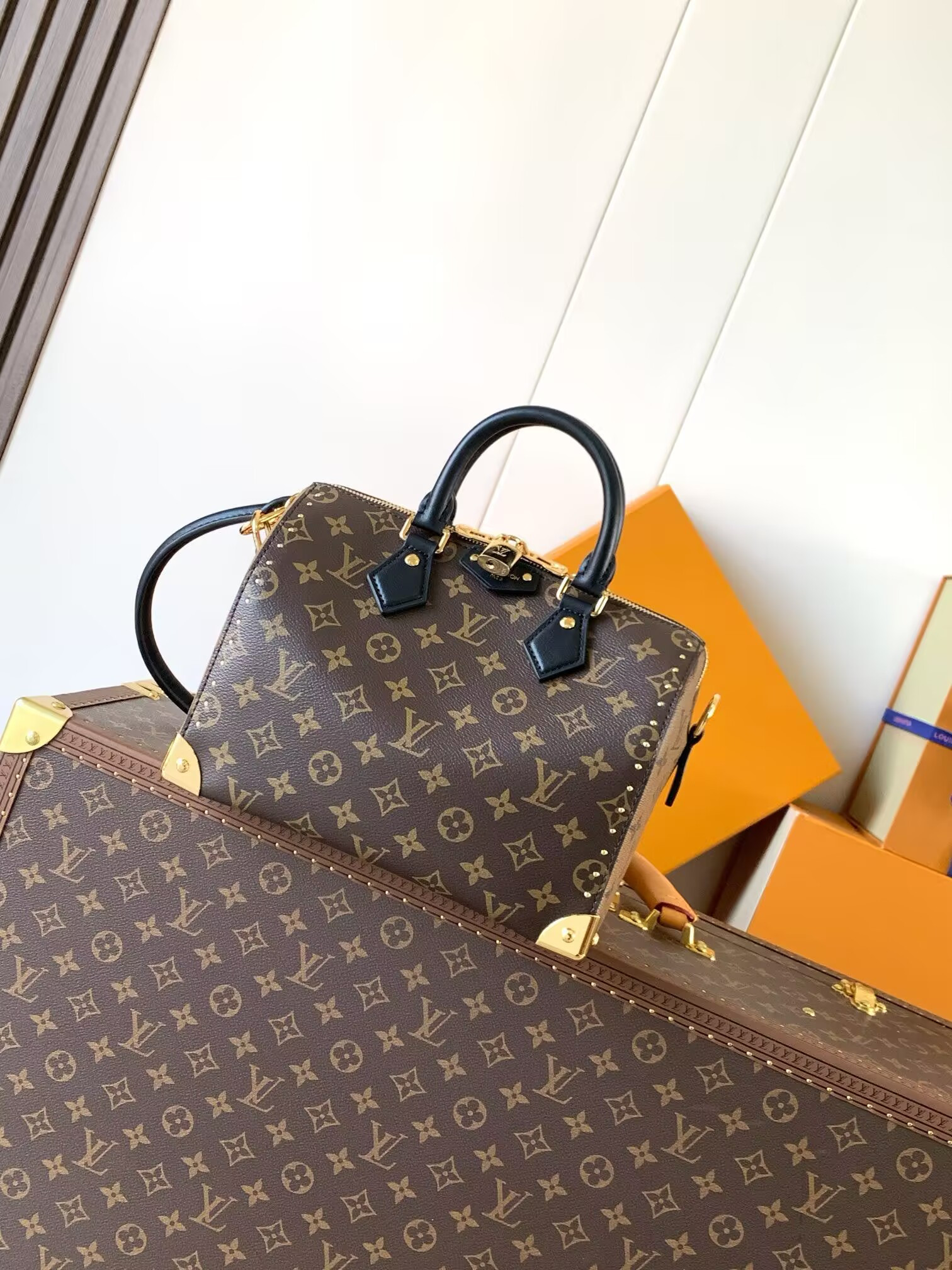 LV Speedy Trunk 25 Monogram M26181 20x15x27cm