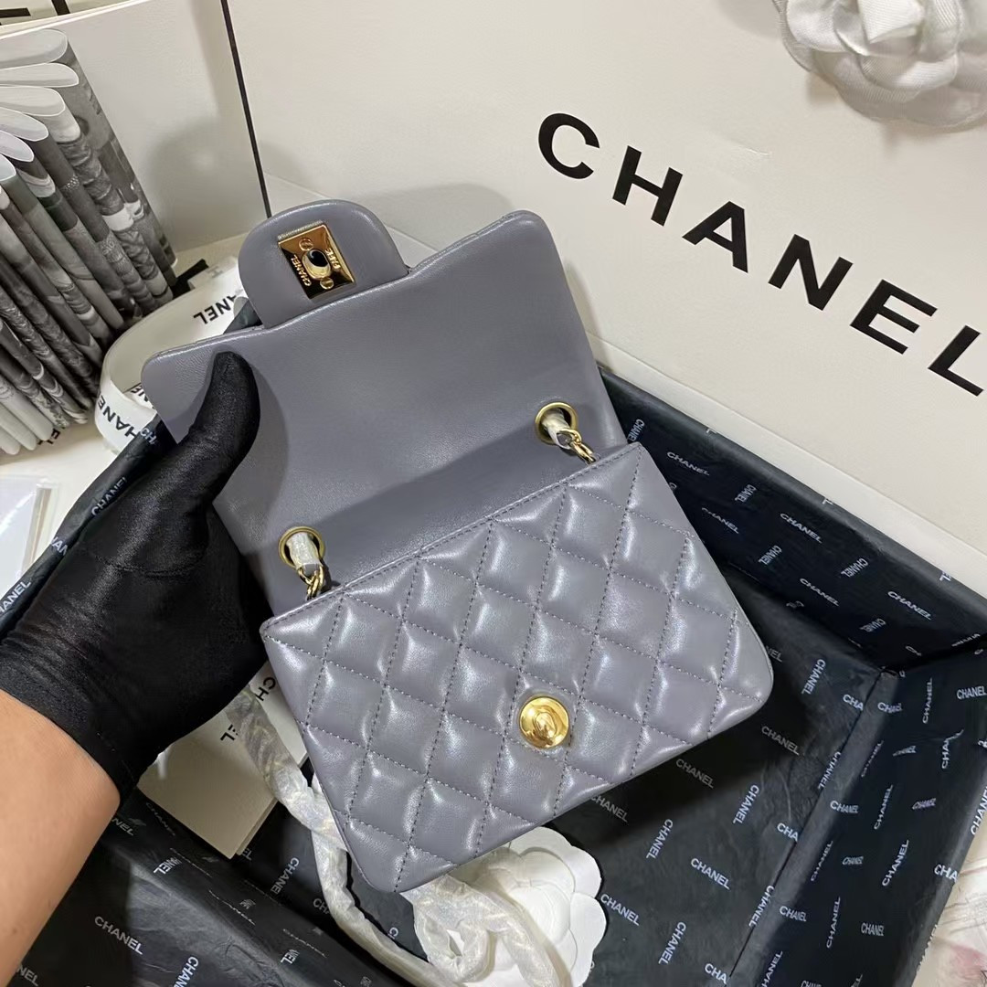 Ch**el Evening Bag 17cm