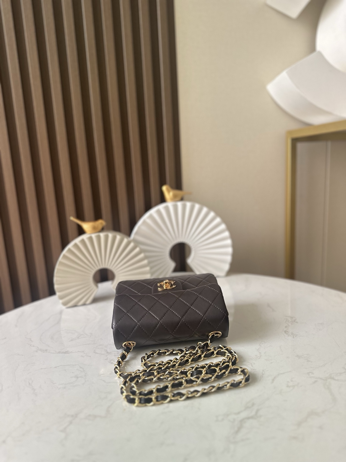 Ch**el Mini Square Flap Bag 17.5cm