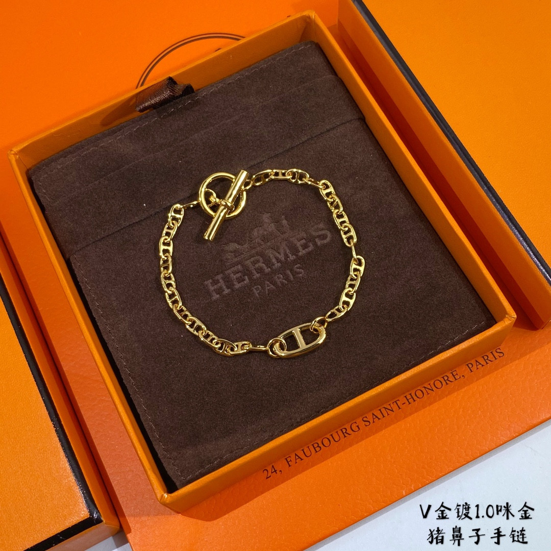 H**me5 Thick chain pig nose Bracelet