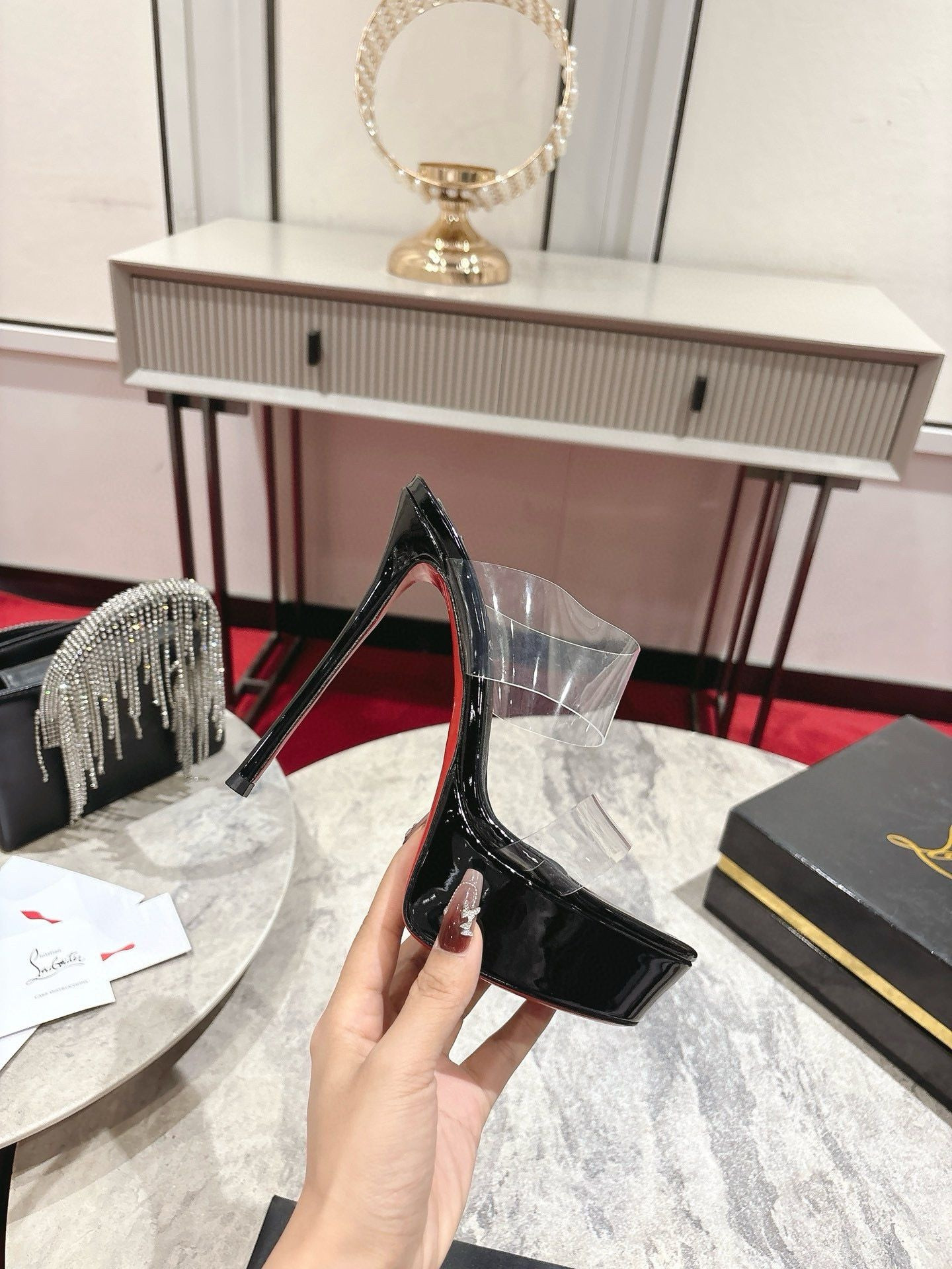 UA Chr1st1an Louboutin Just Nothing Alta 150mm