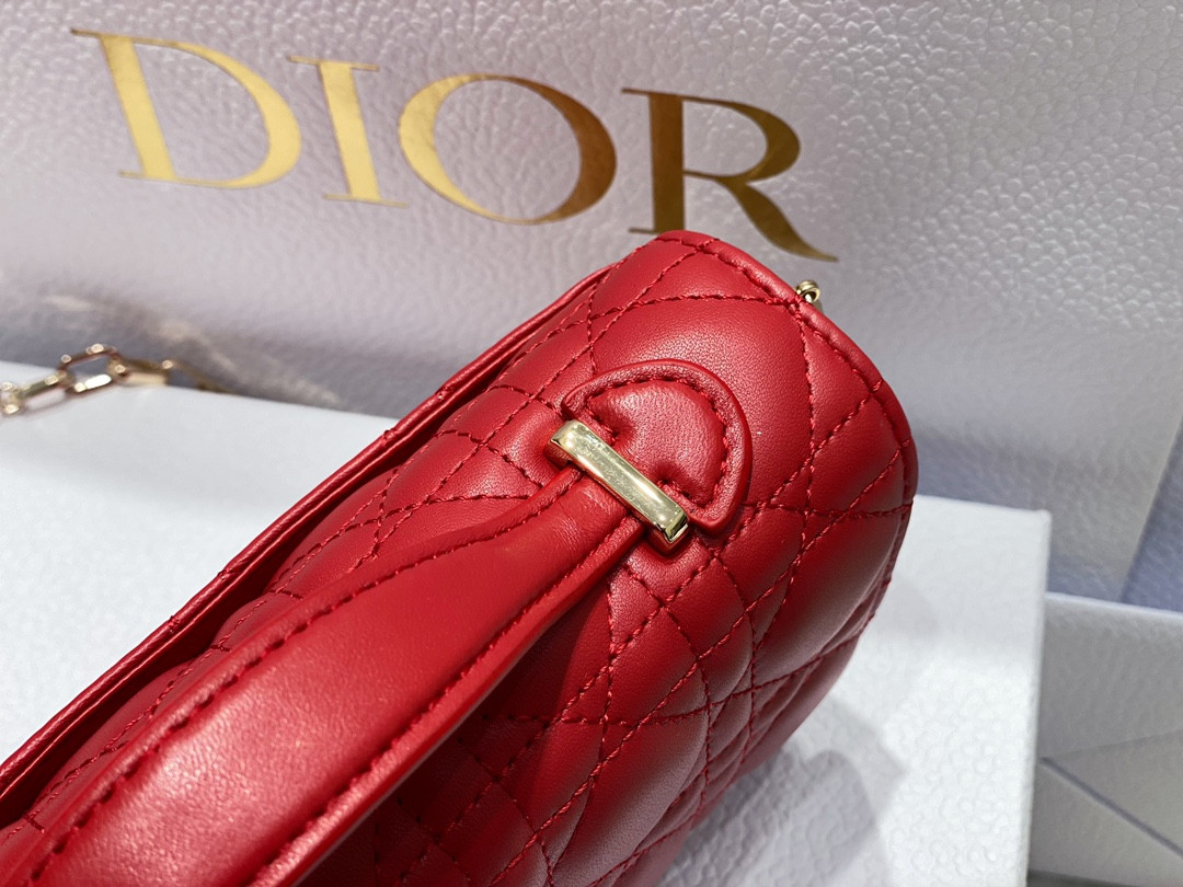 MISS D10r MINI BAG Crimson Red S0980ONMJ-M57R 21 x 11.5 x 4.5 cm