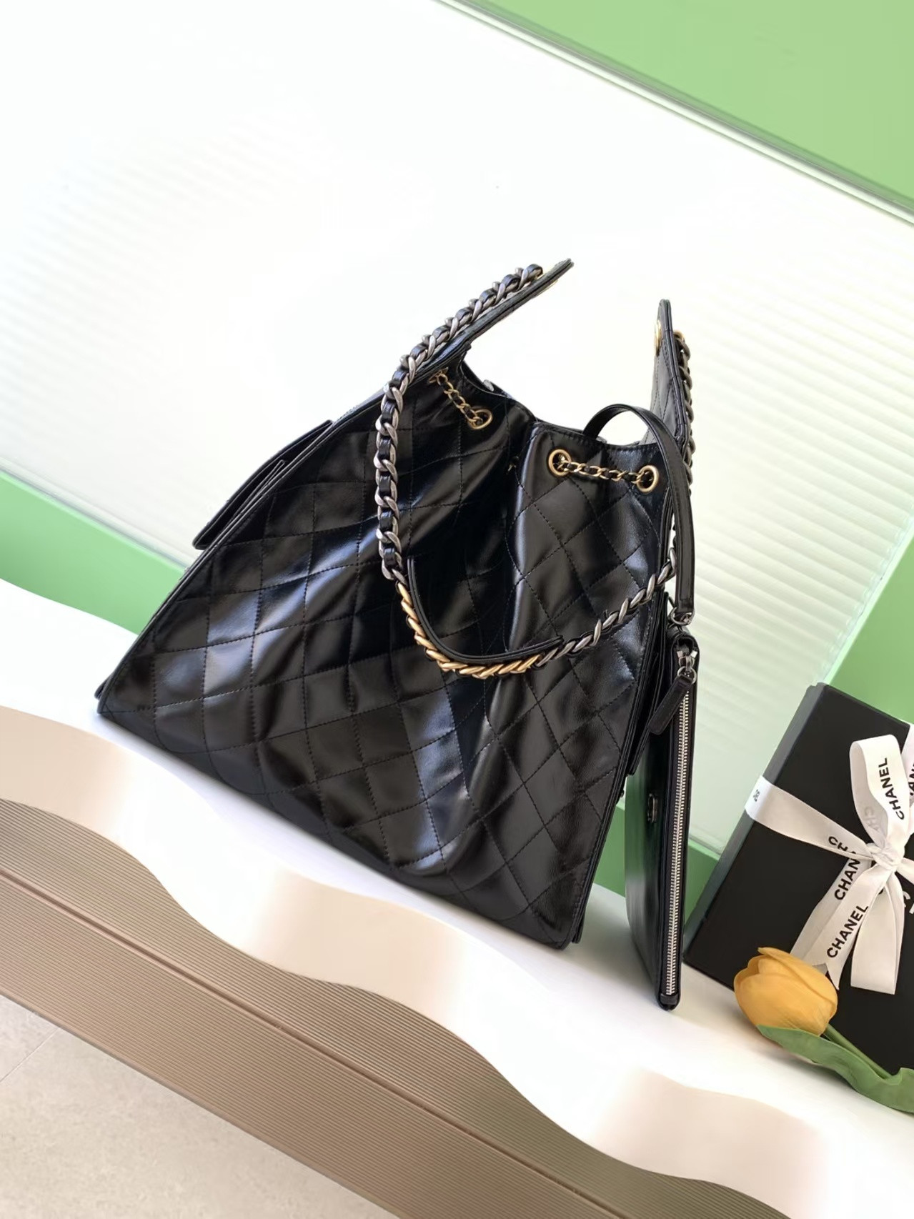 Ch**el 25C Bucket BAG 40x30x15cm