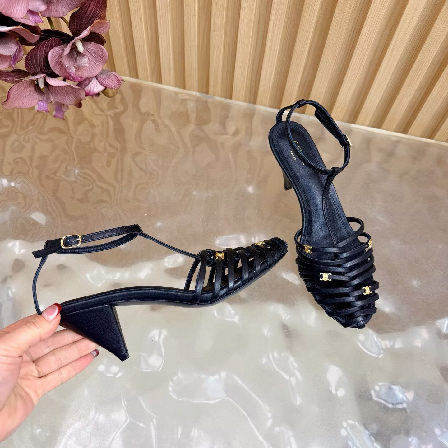 UA Ce1i*e CAGE HEELED SANDAL 6cm Heel
