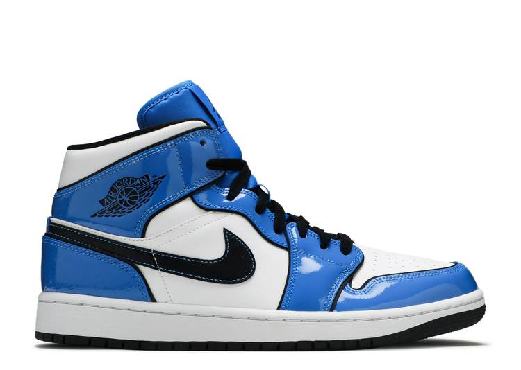 UA AIR JORDAN 1 MID SE 'SIGNAL BLUE'