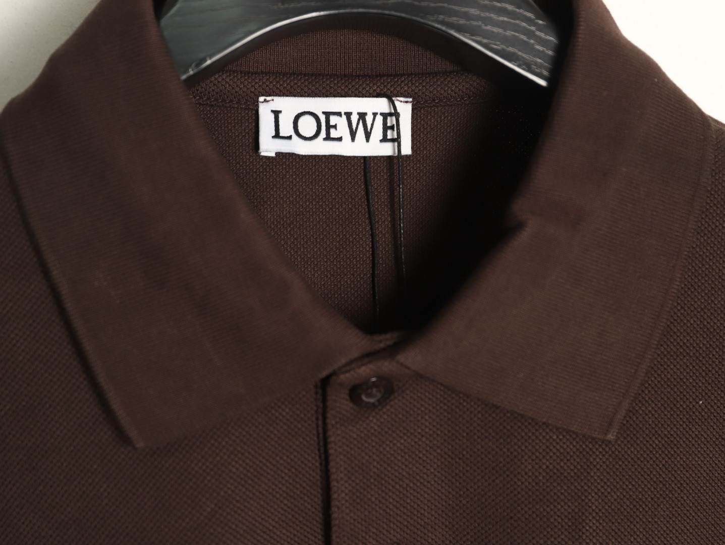 L0ew* 26SS Long-sleeved Polo Shirt