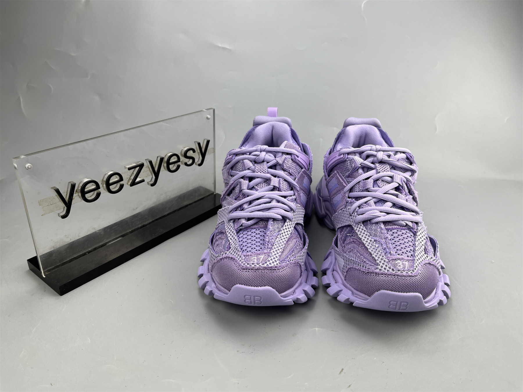 UA TRACK LILAC BLACK