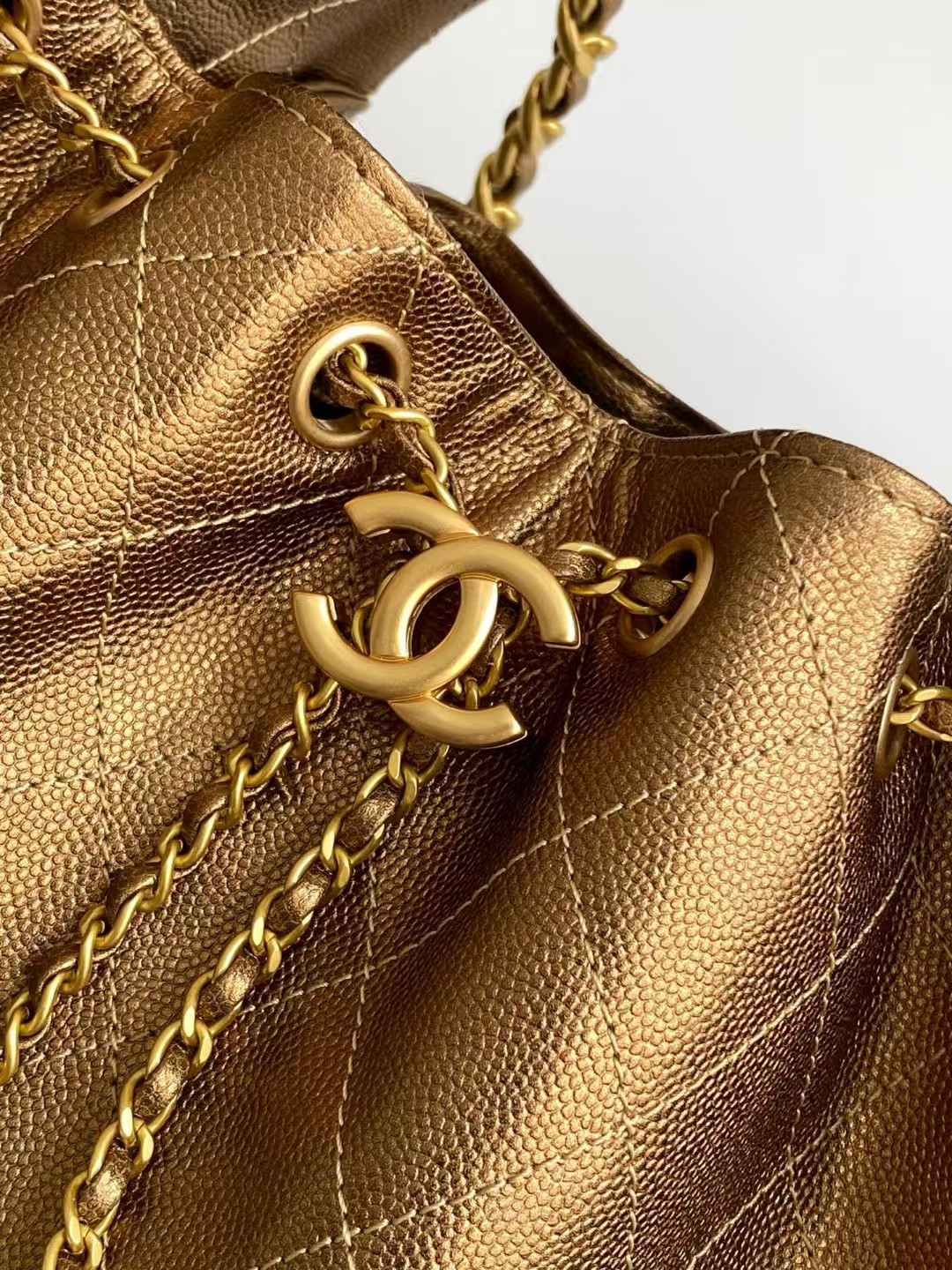 Ch**el 25C Bucket Bag 26x30x14cm