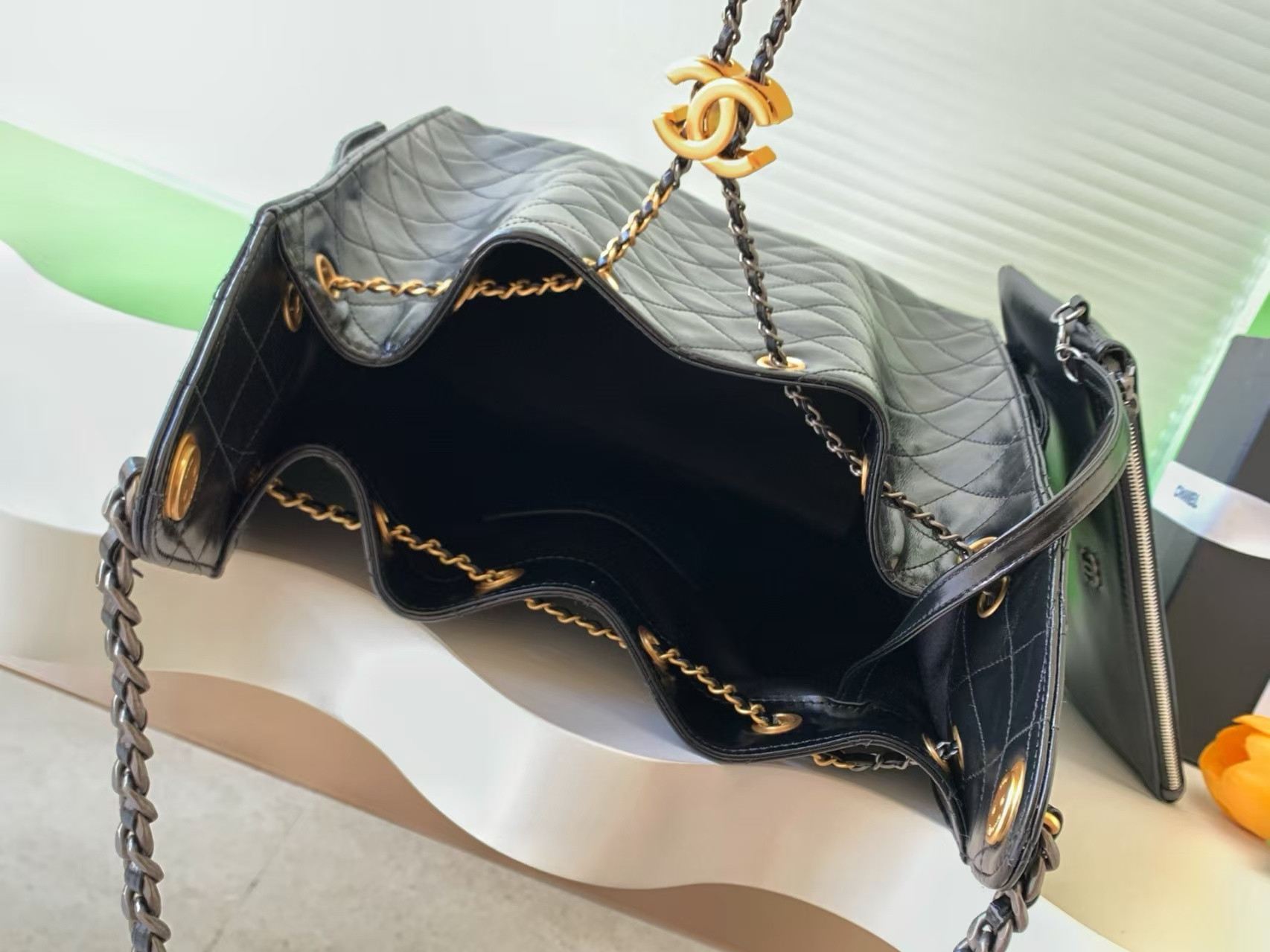 Ch**el 25C Bucket BAG 40x30x15cm