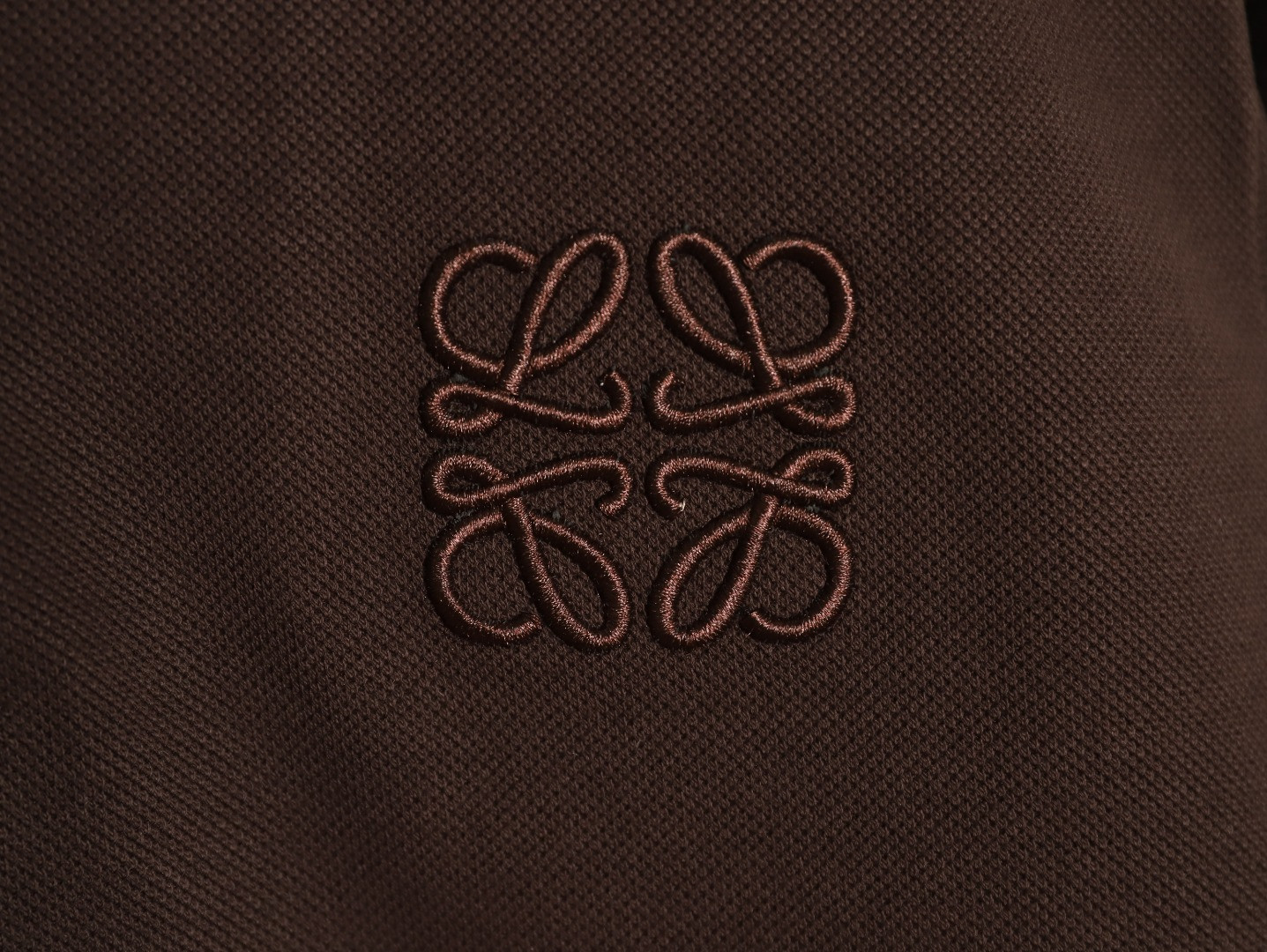 L0ew* 26SS Long-sleeved Polo Shirt