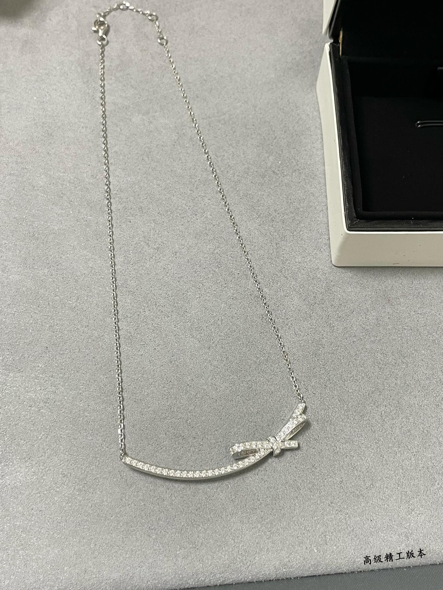 Ch**el bow tie Necklace
