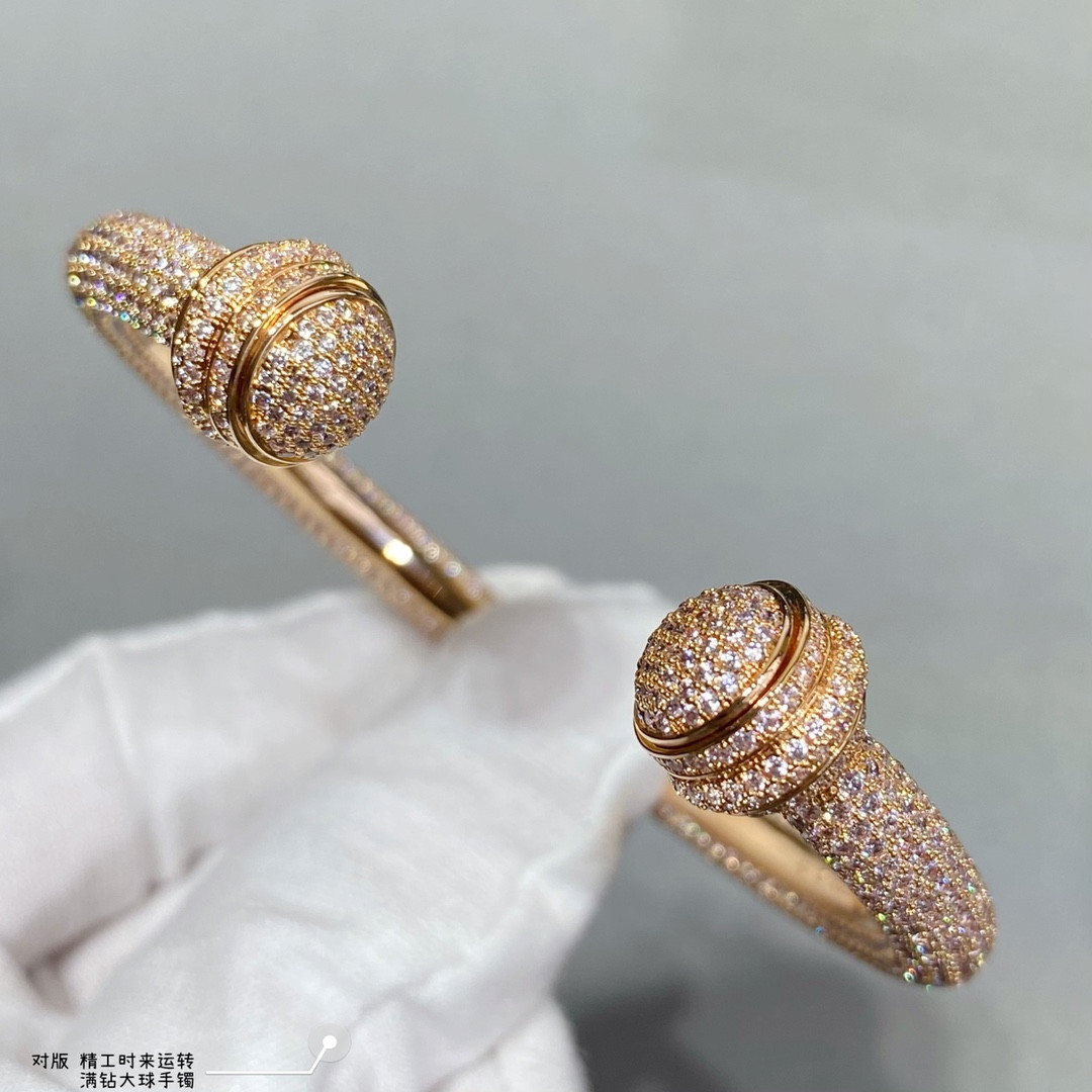 Piaget fully D1am0nd-encrusted large ball Bracelet