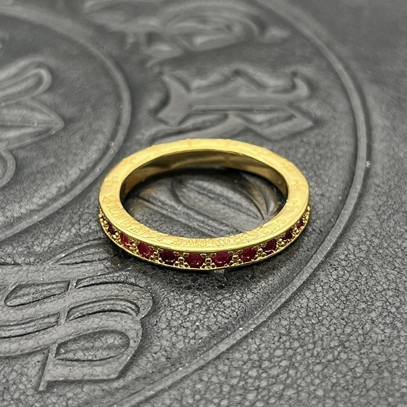 Ch*0me He**ts 3mm Cross Ring