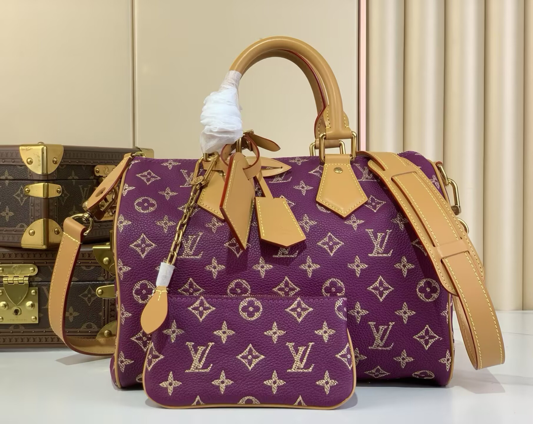 LV Speedy P9 Bandoulière 30 M28076 30x21x17cm